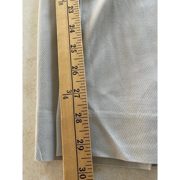 Tommy Bahama Pants Men 38x30 Beige Chino Silk Cotton Straight Flat Front Trouser - Picture 10 of 10